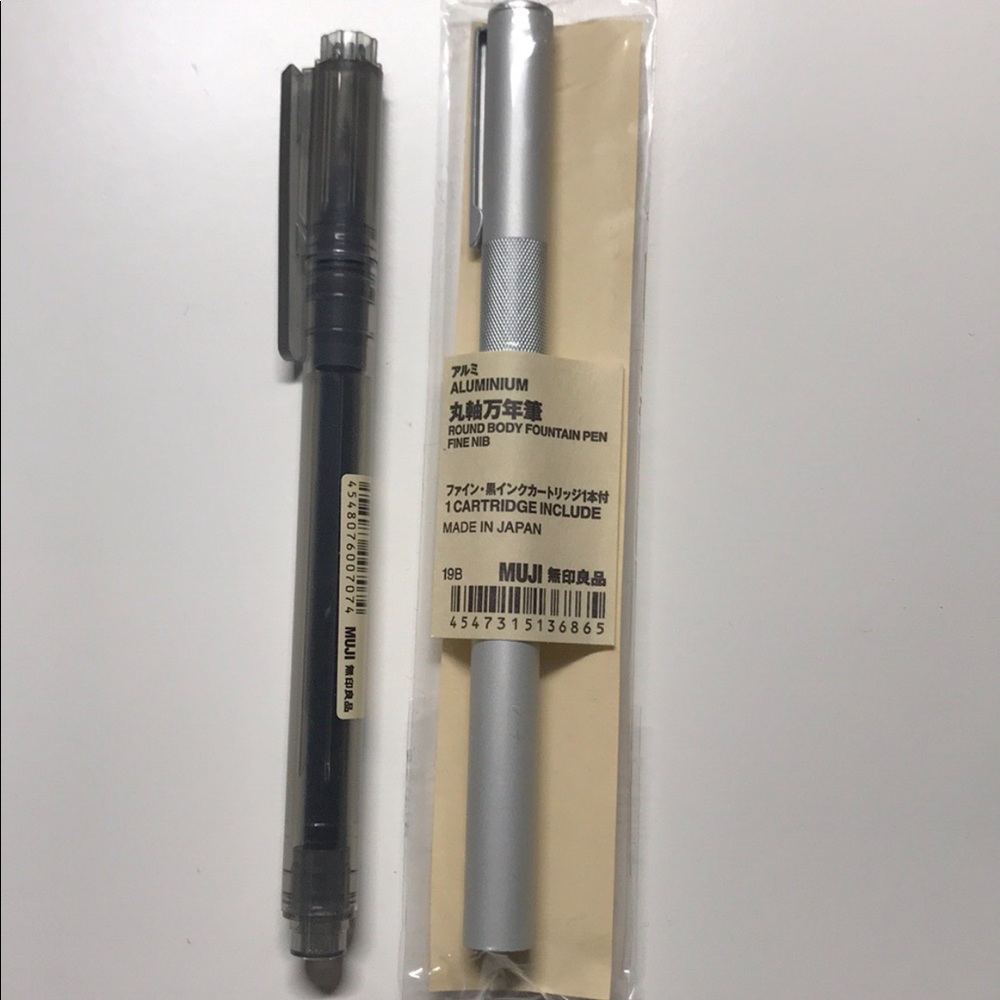 NEW Muji Calligraphy Pen & Fountain Pen Set